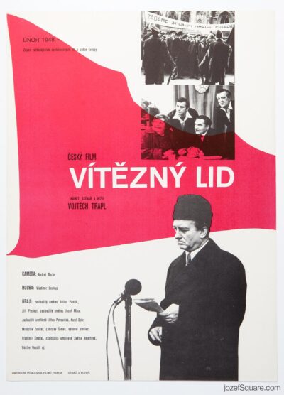 Movie Poster, Victorious People, Unknown Artist, 1970s Cinema Art