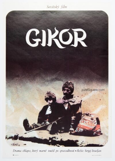 Movie Poster, Gikor, Vladimir Vaclav Palecek, 1980s Cinema Art