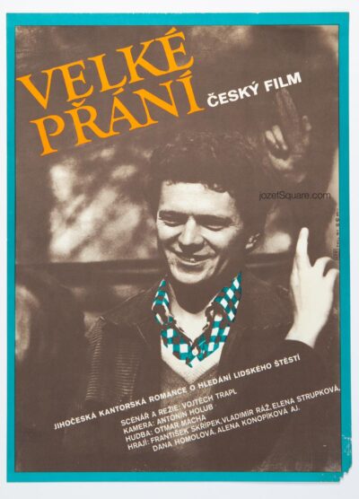 Movie Poster, The Big Wish, Dobroslav Foll, 1980s Cinema Art