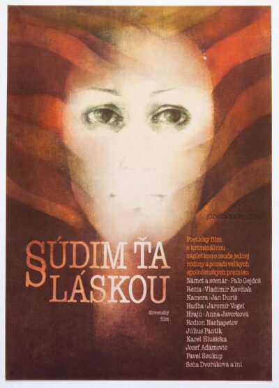 Movie Poster, I Judge You with Love, Gabriela Gottpreissova, 1980s Cinema Art