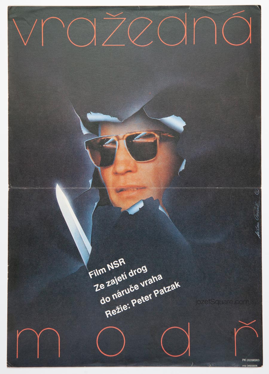 Movie Poster – Killing Blue, Milan Pecák, 1988