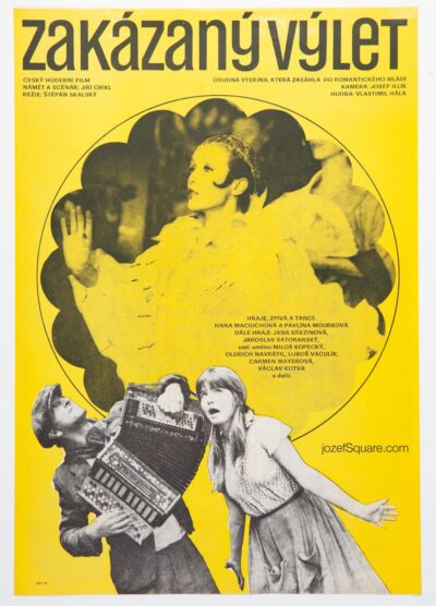 Movie Poster, Forbidden Trip 2, Alexej Jaros, 1980s Cinema Art