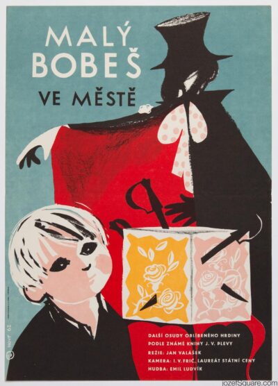 Movie Poster, Little Bobes in Town, Ivo Houf, 1962