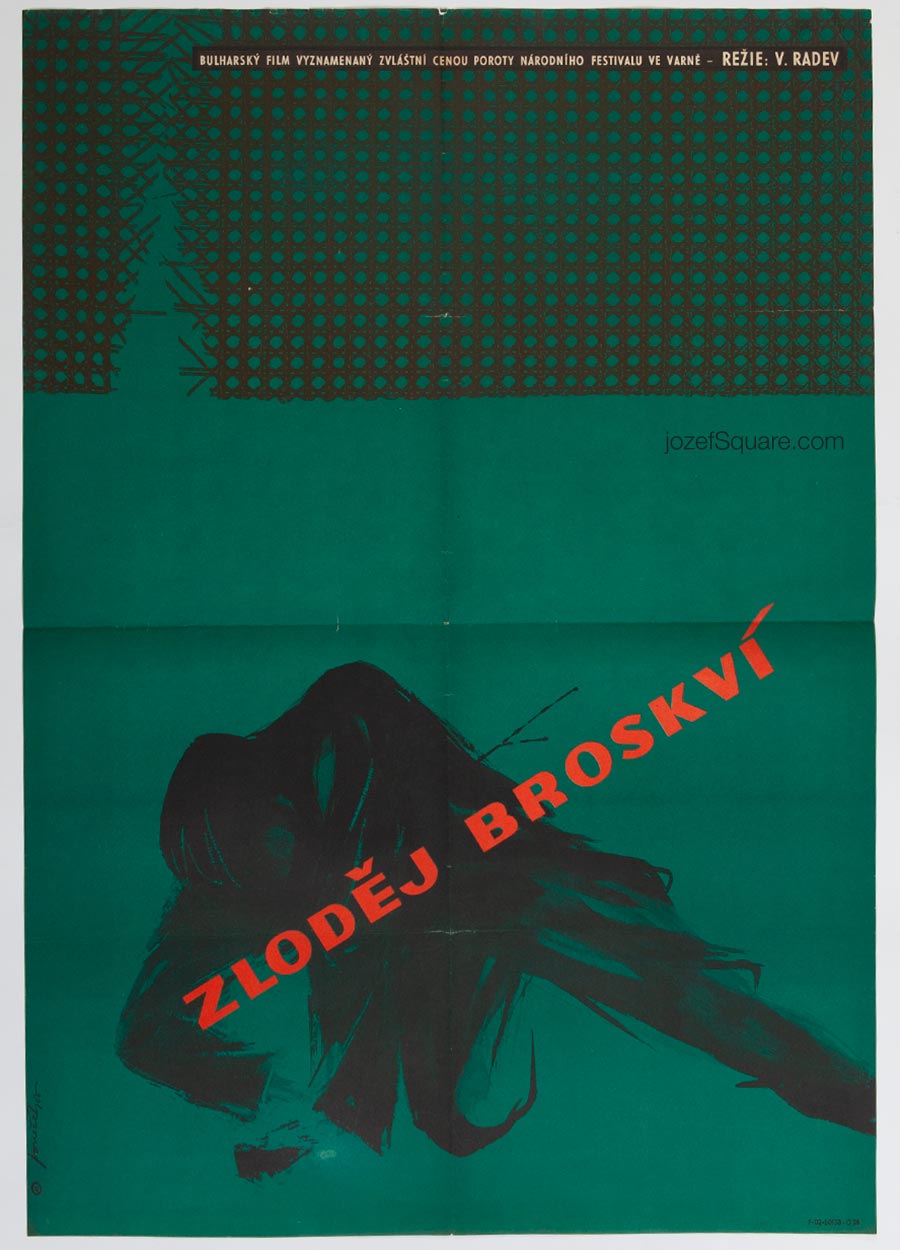 Movie Poster – The Peach Thief, Jiří Janeček, 1965