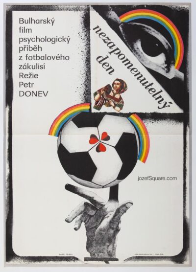 Movie Poster, The Memorable Day, Karel Teissig, 1970s Cinema Art