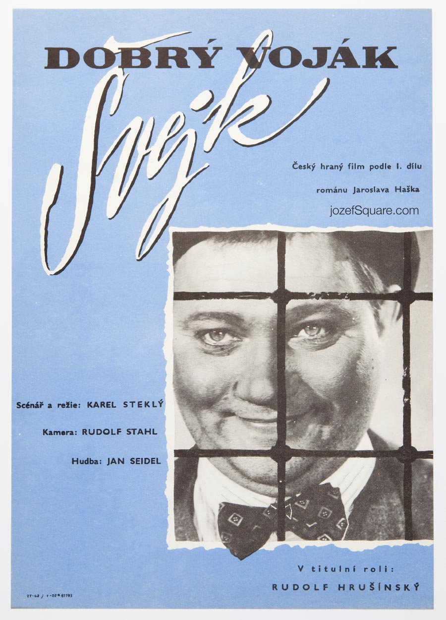 Movie Poster – The Good Soldier Schweik, Unknown Artist, 1957