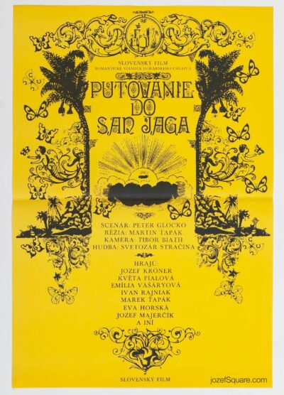 Movie Poster, Pilgrimage to San Jago, Unknown Artist, 1970s Cinema Art