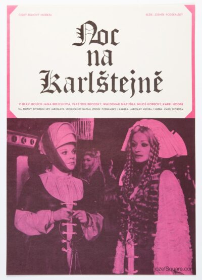 Movie Poster, Night at Karlstein 2, Unknown Artist, 1970s Cinema Art