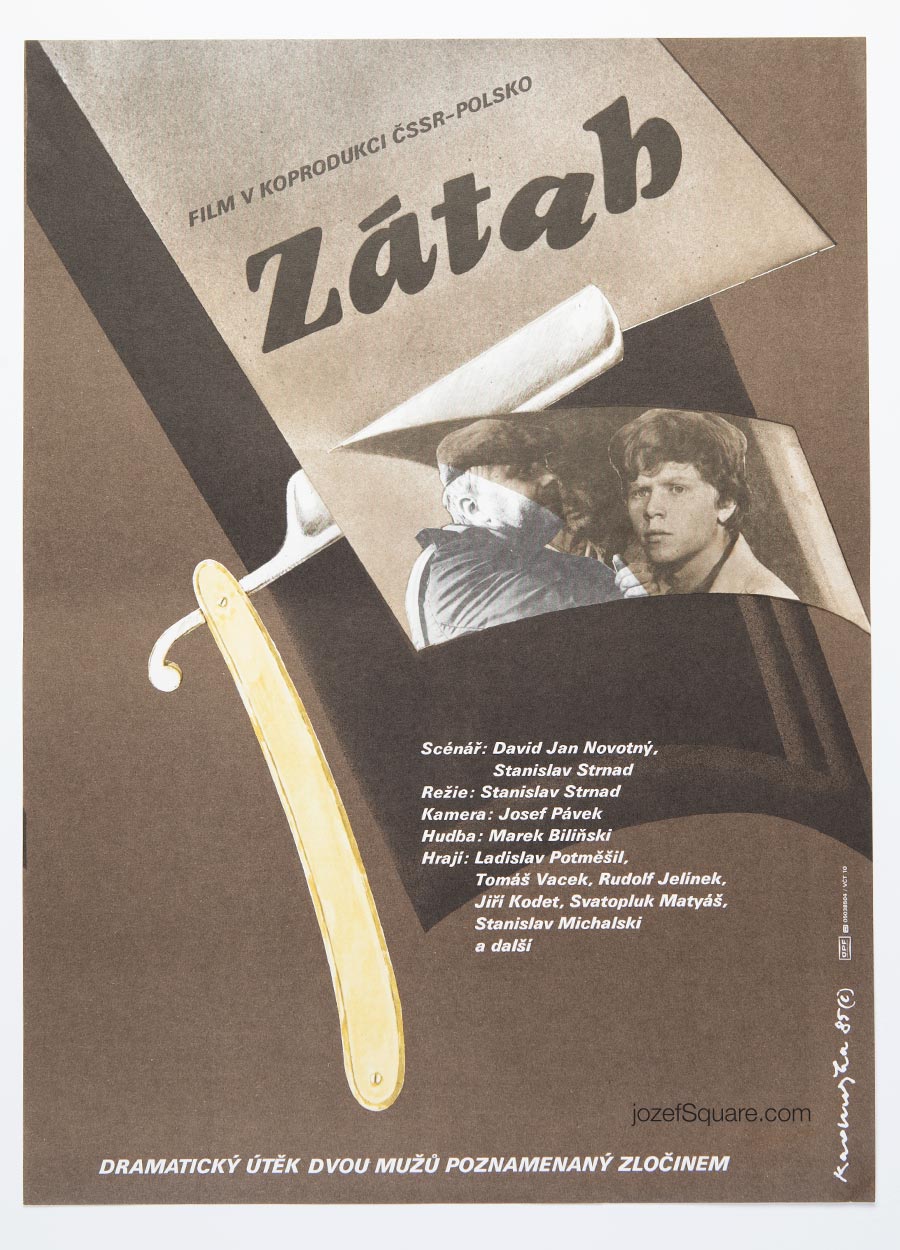 Movie Poster – The Raid, Dimitrij Kadrnožka, 1985
