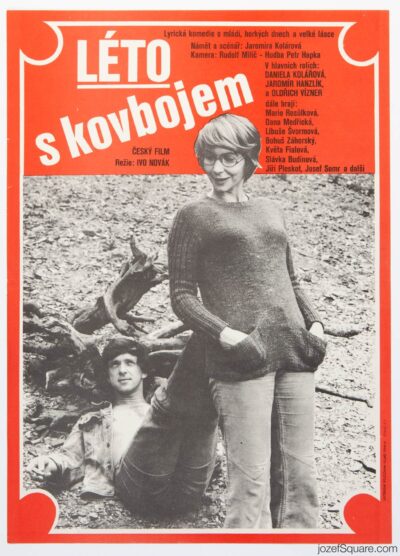Movie Poster, Summer Spent with Cowboy, Unknown Artist, 1976