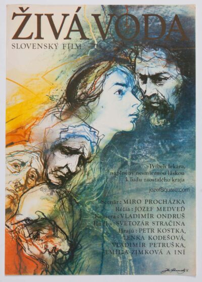 Movie Poster, Village Doctor, Igor Rumansky, 1980s Graphic Design