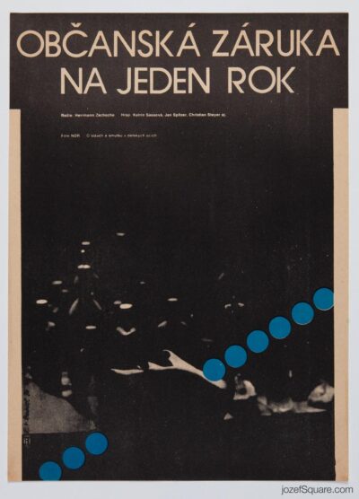Movie Poster, On Probation, Karel Zavadil, 1982