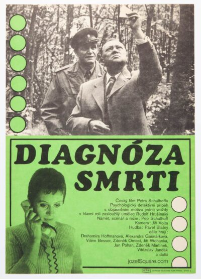 Movie Poster, Diagnosis Of Death, Unknown Artist, 1970s Cinema Art