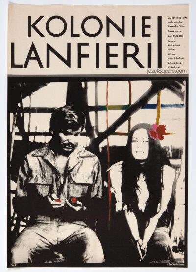 Movie Poster, The Lanfier Colony, Eva Galova-Vodrazkova, 1969