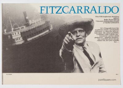 Movie Poster, Fitzcarraldo, Klaus Kinski, 1980s Ciname Art