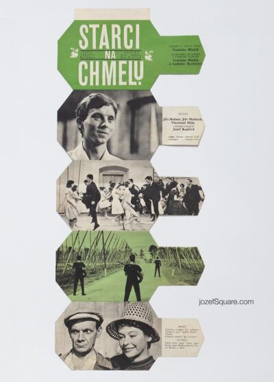 Movie Poster, Green Gold, Unknown Artist, 1960s Graphic Art