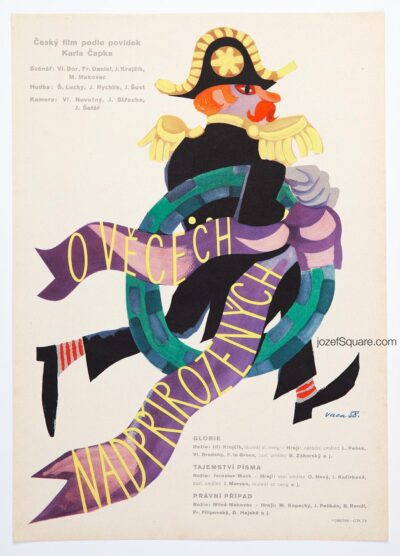 Movie Poster, Of Things Supernatural, Karel Vaca, 1958